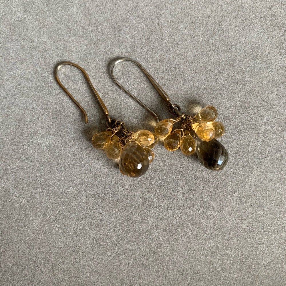 Amber earrings